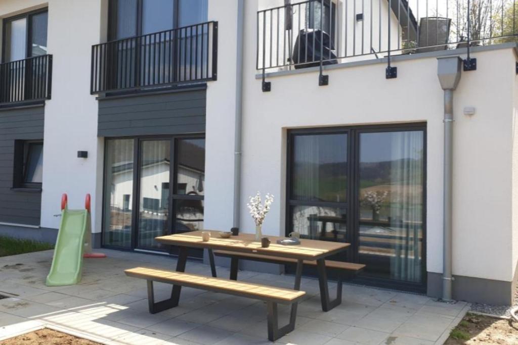 Diemelblick Acht - Ferienhaus Fuer 6 Personen Mit Sauna, Garten Und Dachterrasse Mit Panoramablick 헤링하우젠 외부 사진