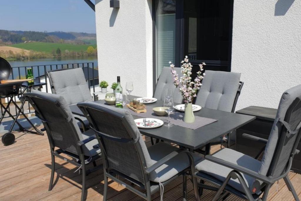 Diemelblick Acht - Ferienhaus Fuer 6 Personen Mit Sauna, Garten Und Dachterrasse Mit Panoramablick 헤링하우젠 외부 사진